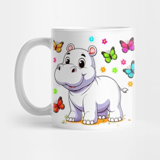 Pretty Hippopotamus Mug